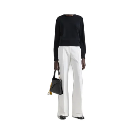 Bootcut Tailored Pants In Wool