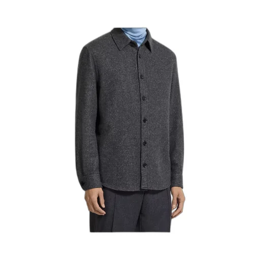 Long-Sleeves Collared Shirt