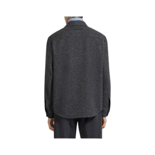 Long-Sleeves Collared Shirt