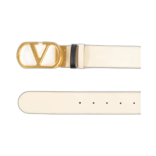 Valentino Vlogo Signature Buckled Reversible Belt