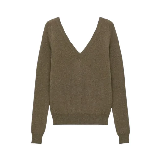 V-Neck Sweater In Cashmere