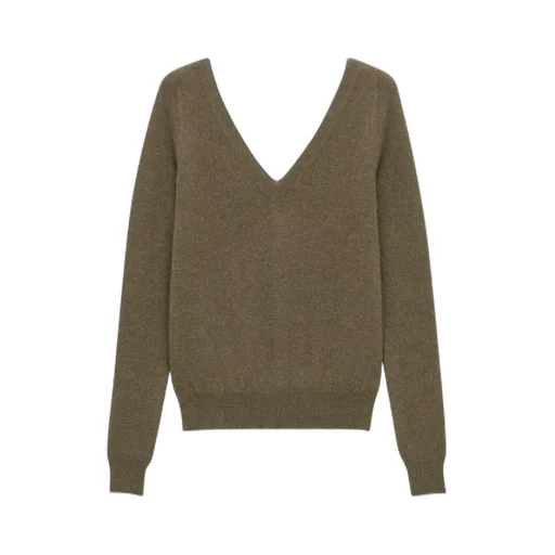 V-Neck Sweater In Cashmere