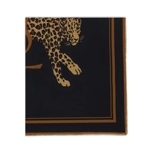 Cassandre Large Square Scarf In Wool Twill