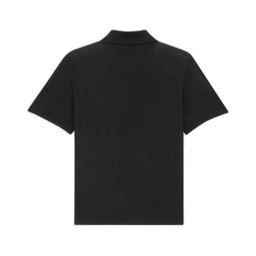 Saint Laurent Cassandre Short-Sleeved Polo Shirt
