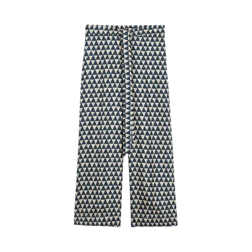 Printed Silk Trousers