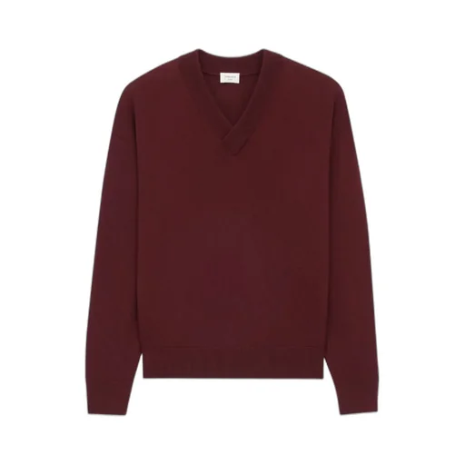V-Neck Sweater In Wool