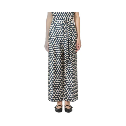 Printed Silk Trousers