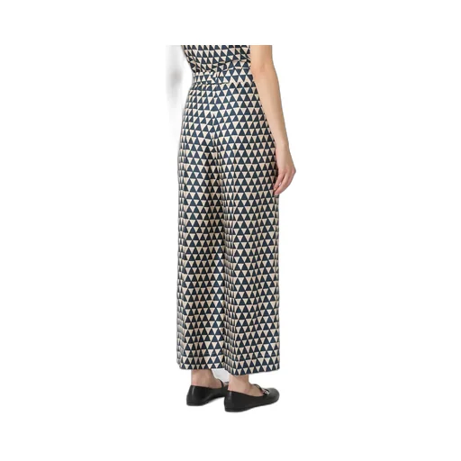 Printed Silk Trousers