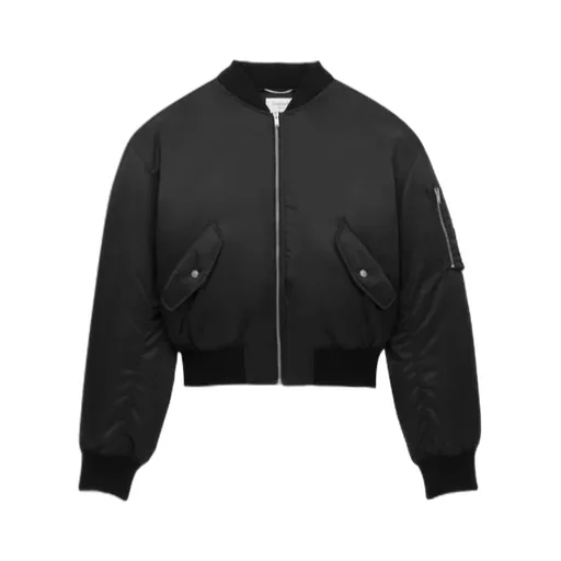 Bomber Jacket In Water-Repellent Nylon Serge