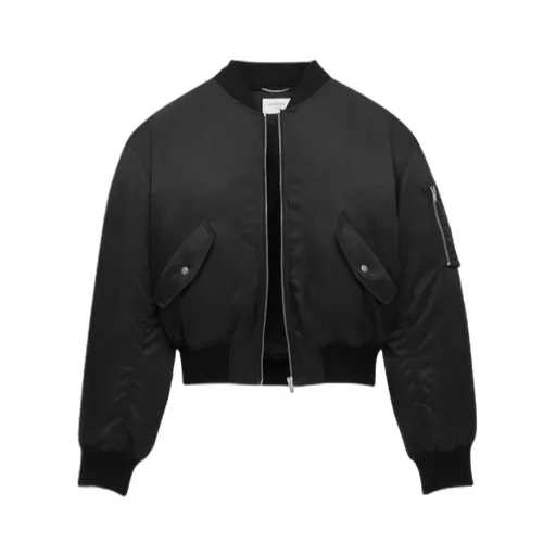 Bomber Jacket In Water-Repellent Nylon Serge