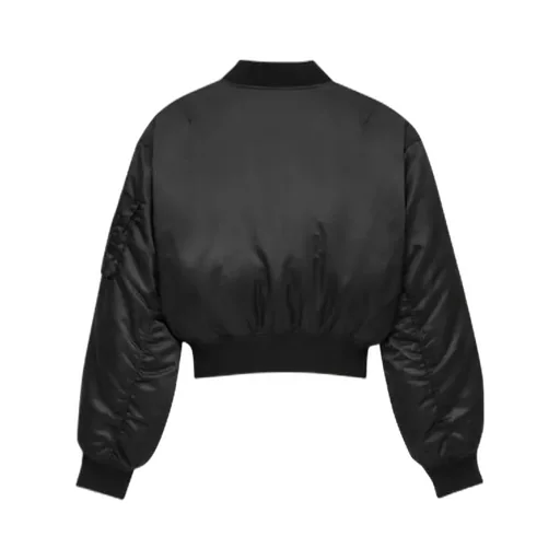 Bomber Jacket In Water-Repellent Nylon Serge