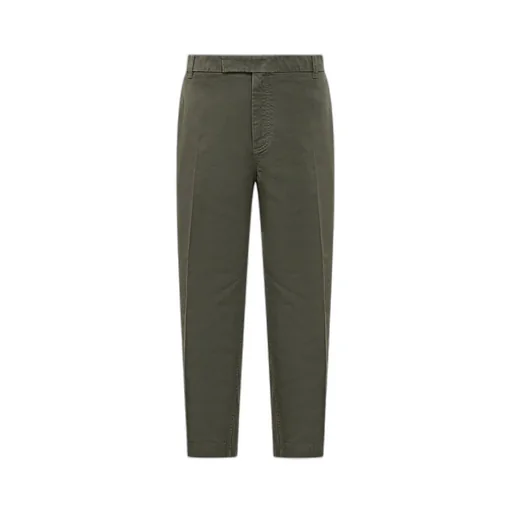 Twill-Weave Cotton Trousers