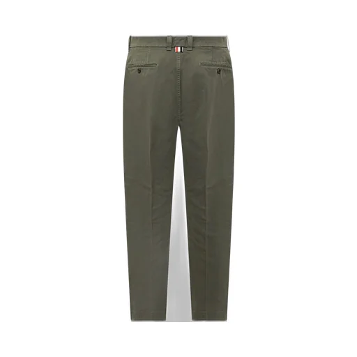 Twill-Weave Cotton Trousers