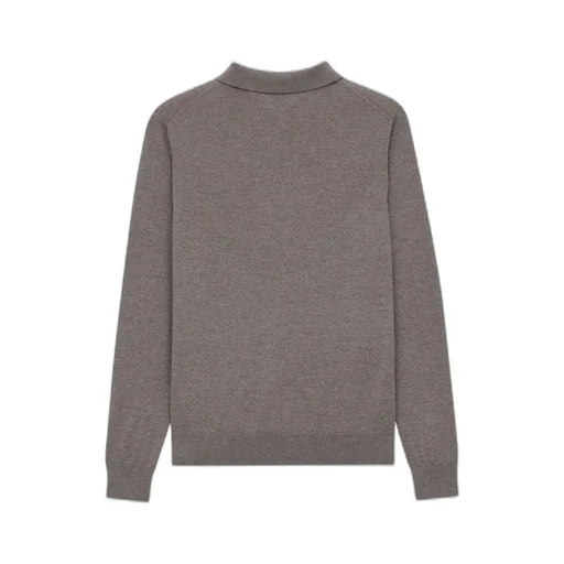 Saint Laurent Button Detailed Long-Sleeved Polo Shirt