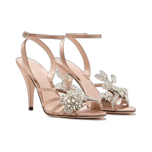 Open-Toe High-Heeled Sandals