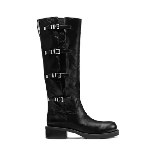 Michael Michael Kors Buckled Darringt Boots