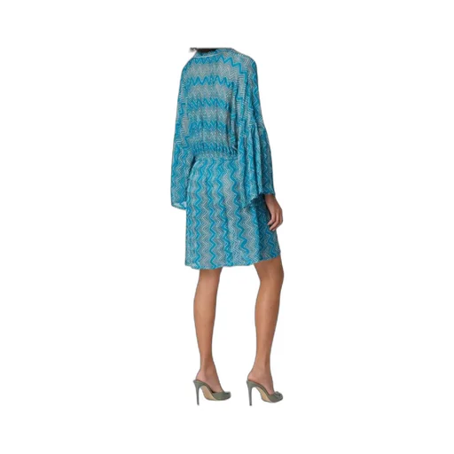 Missoni Zig-Zag V-Neck Mini Dresses
