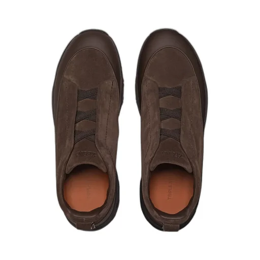 Zegna Triple Stitch Monte Low-Top Sneakers