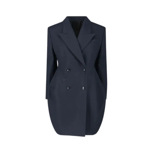 AlaÏA Round Double-Breasted Coat