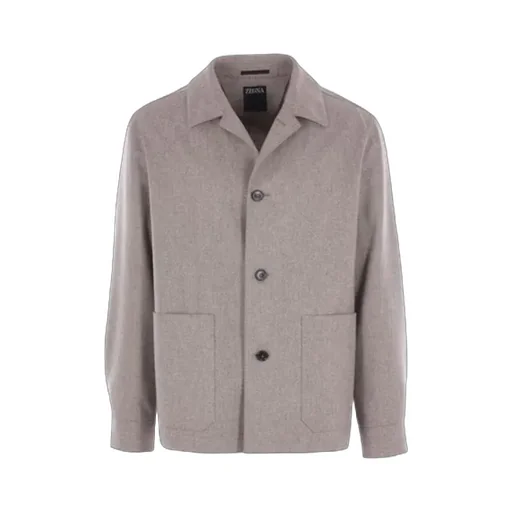 Zegna Long Sleeved Overshirt