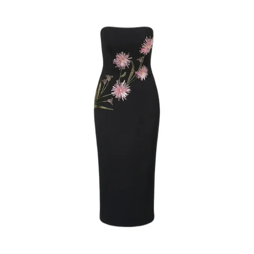 Off-The-Shoulder Midi Dress