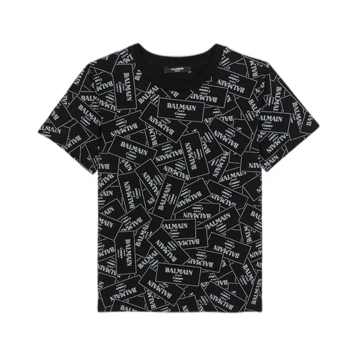 T-Shirt With Balmain Couture Print