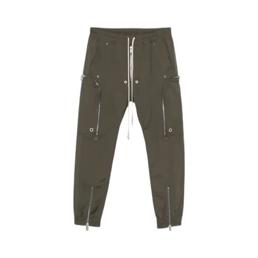 Rick Owens Bauhaus Zip-Detail Drawstring Trousers