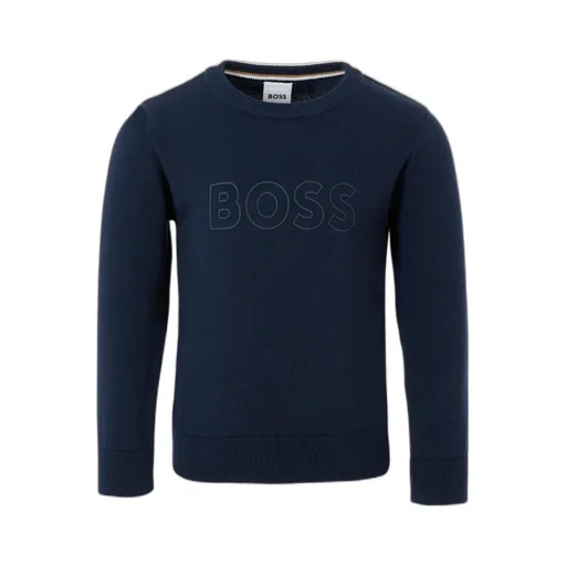Hugo Boss Kids Embossed-Logo Crewneck Sweatshirt