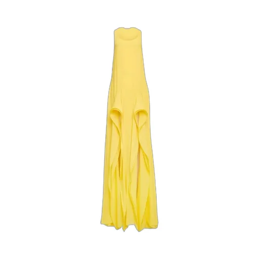 Alaa Georgette Ruffle Dress