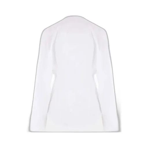 AlaÏA Long-Sleeved Curved Hem Shirt