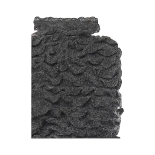 AlaÏA Ruffed Knitted Sleeveless Jumper