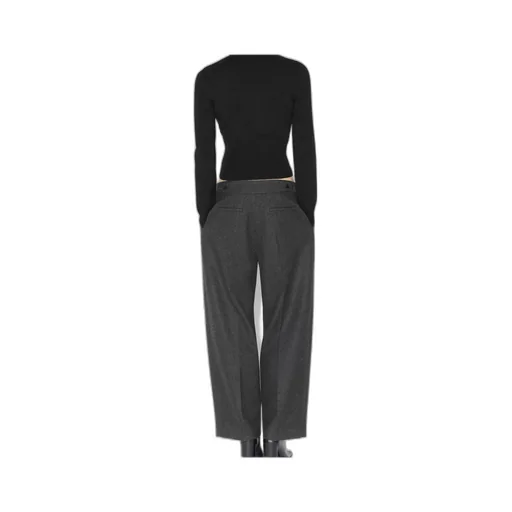 Alaa Sculotural Hood Ribbed Knit Jumper