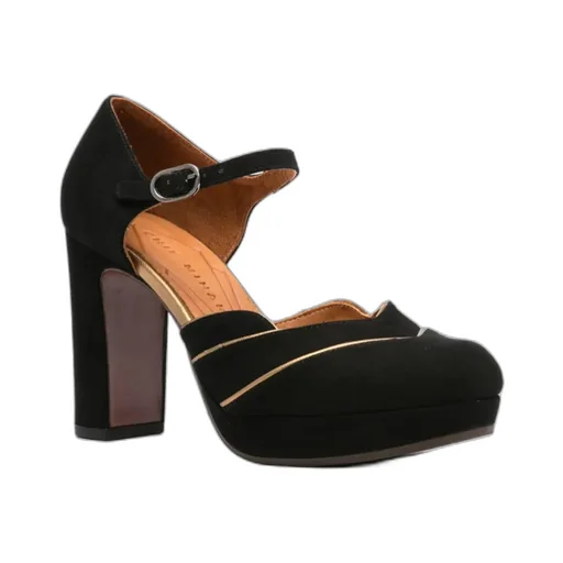 Logo Buckle High Heels