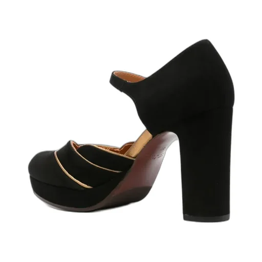 Logo Buckle High Heels