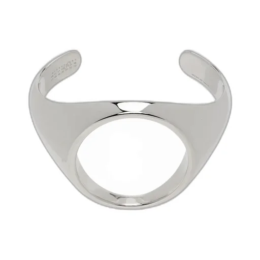 Mm6 Maison Margiela Polish Finished Cut-Out Cuff Bracelet