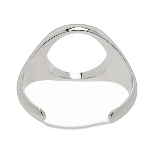 Mm6 Maison Margiela Polish Finished Cut-Out Cuff Bracelet