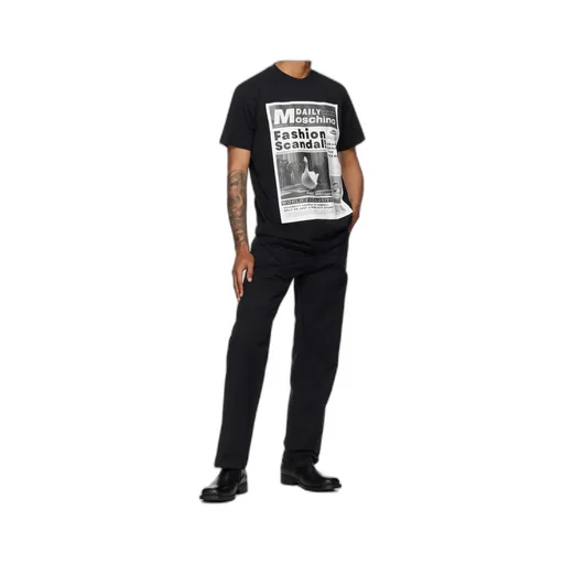 Denim Trousers With Belt Loops