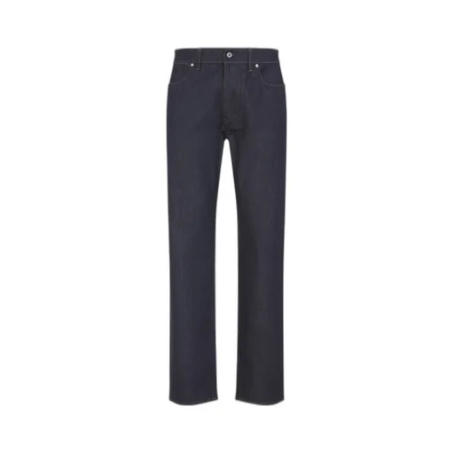 Stone Island Denim-Raw Regular-Straight-Fit Five-Pocket Jeans
