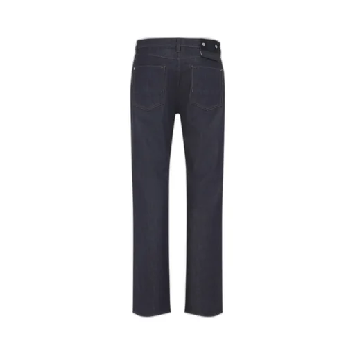 Stone Island Denim-Raw Regular-Straight-Fit Five-Pocket Jeans