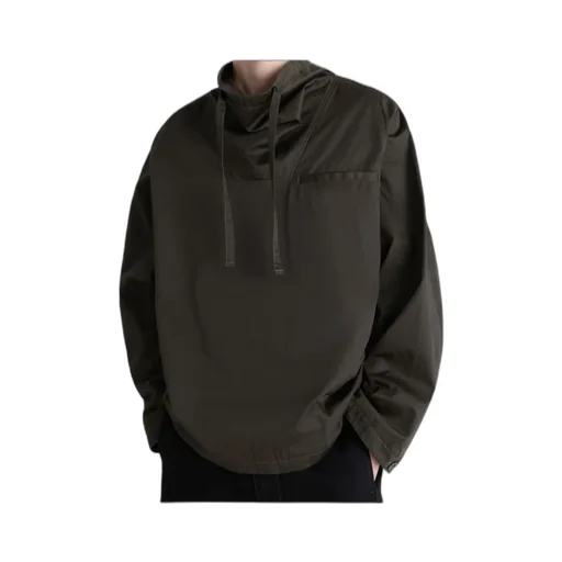 Lemaire Funnel Neck Drawstring Sweatshirt
