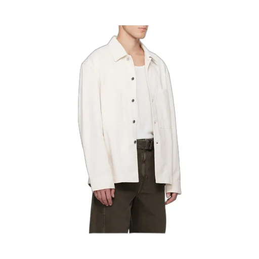 Lemaire Long Sleeved Patch-Pocket Shirt