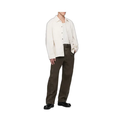 Lemaire Long Sleeved Patch-Pocket Shirt