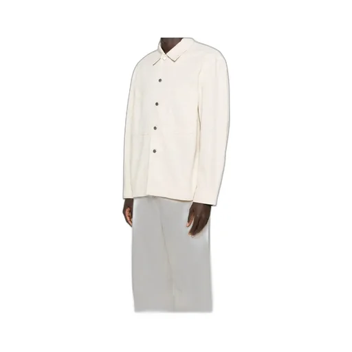 Lemaire Long Sleeved Patch-Pocket Shirt