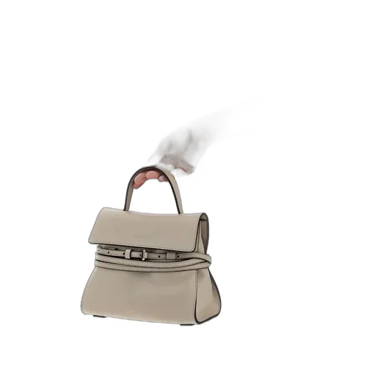 Moschino Tie Me Foldover Top Small Tote Bag
