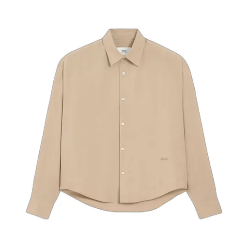 Beige Ami Boxy Shirt