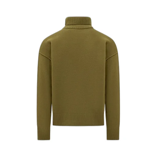 Ami Paris Ami De Coeur Funnel Knitted Jumper