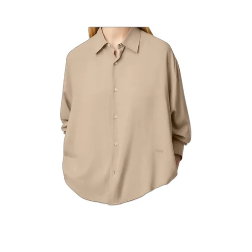 Beige Ami Boxy Shirt