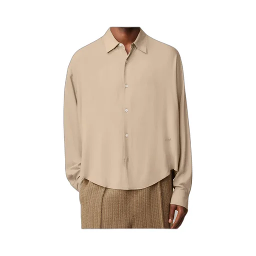 Beige Ami Boxy Shirt
