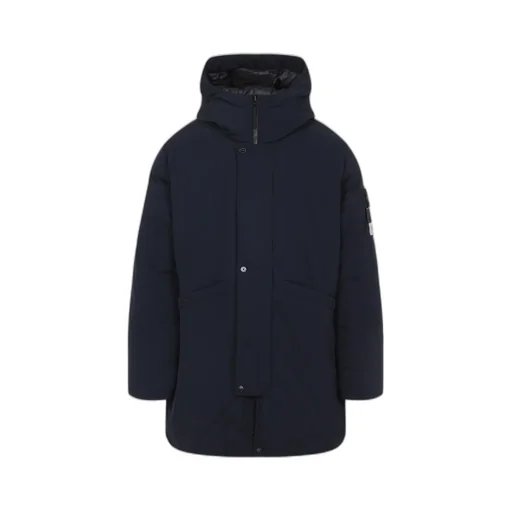 Stone Island Logo Patch Hooded Jacket