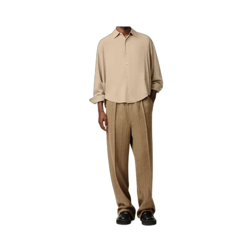 Beige Ami Boxy Shirt